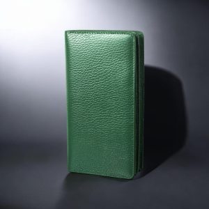 Men Leather Mobile Holder- Green