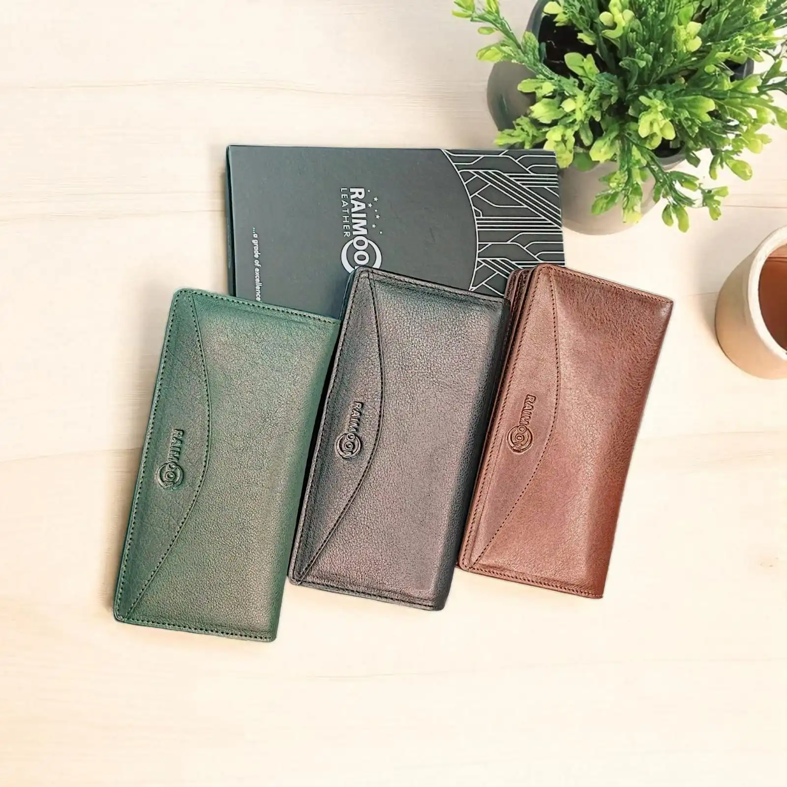 অরিজিনাল লেদার লং ওয়ালেট CMH-36 Raimoon Leather Bangladesh (8)